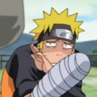 🙅‍♂️ Naruto アニメ, ナルト, マンガ, 面白い, 忍者, うずまき telegram sticker