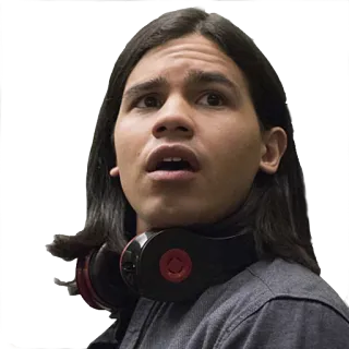 😨 Cisco Ramon The Flash cisco, ramon, flash, dceu, casque whatsapp sticker