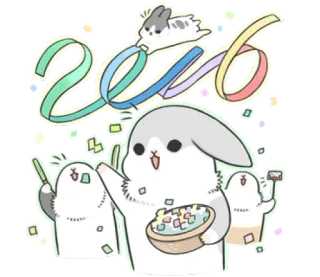 ㄇㄚˊ幾兔（冬季篇） telegram stickers