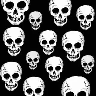 💀 череп, смерть, кости, анатомия, жуткий, готика telegram sticker