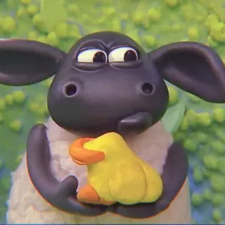 🍄 Shaun the Sheep Shaun, vita da pecora, Pecora, Cartone animato, Animazione in plastilina, Animale telegram sticker