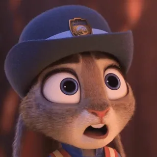 😒 Judy Hopps Zootopia telegram sticker