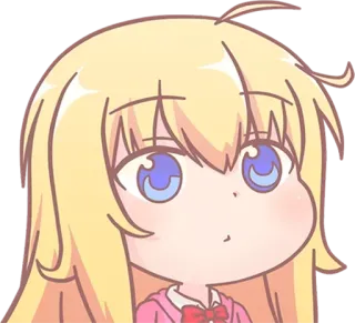 😶 Anime, Desenho animado, Chibi, Personagem, Menina, Fofo telegram sticker