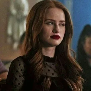 🖤 Cheryl Blossom Riverdale Fernsehsendung, rote Haare, sarkastisch, Teenager-Drama whatsapp sticker