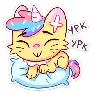 🐾 УРК
УРК gato, gatinho, unicórnio, fofo, adorável, kawaii whatsapp sticker