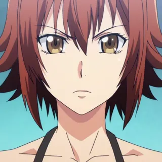 ⚓️ anime, mulher, séria, personagem, retrato telegram sticker