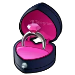 π Telegram Ring, Sieraden, Diamant, Bruiloft, Verloving, Cadeau whatsapp sticker