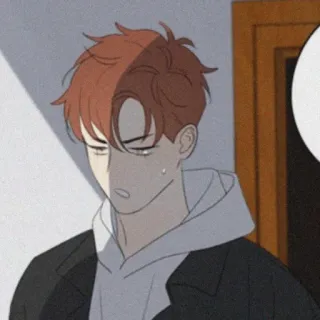 🎞 hombre, dibujo animado, retrato, ilustración, anime telegram sticker