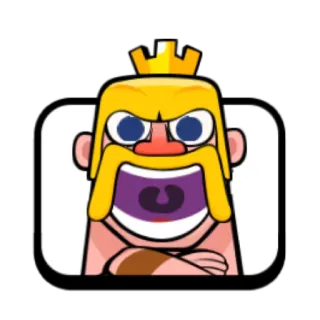 😀 Barbarian King Clash of Clans game, character, king, barbarian telegram sticker