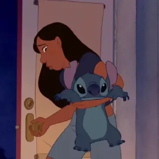 😐 Lilo Lilo & Stitch lilo, stitch, disney, animatie, schattig telegram sticker