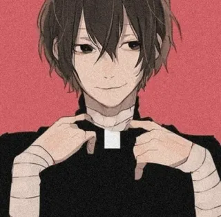 🎐 anime, manga, cleric, priest, character telegram sticker