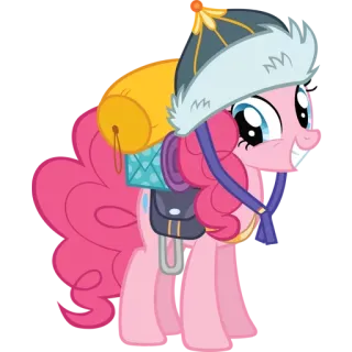 🦄 Pinkie Pie My Little Pony Dibujos animados, Pinkie Pie, My Little Pony, Poni, Ecuestre, Personaje de dibujos animados telegram sticker