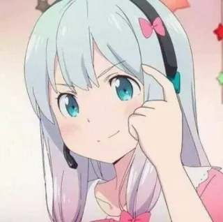 🧐 Izumi Sagiri Eromanga Sensei アニメ, 女の子, エロマンガ先生, 和泉紗霧, 可愛い telegram sticker