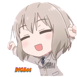 🏆 DIGE44 动漫, 卡通, 可爱, 快乐, 庆祝 whatsapp sticker