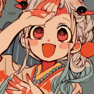 😱 Nene Yashiro Toilet-bound Hanako-kun Anime, Manga, Personaggio, Fanart telegram sticker