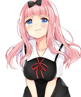 🥺 Chika Fujiwara Kaguya-sama: Love Is War 动漫, 藤原千花, 卡哇伊, 辉夜大小姐, 辉夜大小姐想让我告白, 漫画, 可爱 telegram sticker
