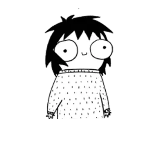 ☺️ Sarah Andersen sarah scribbles, comic, relatable, girl, cartoon telegram sticker