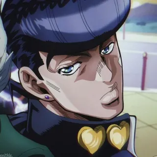 💎 Josuke Higashikata JoJo's Bizarre Adventure อนิเมะ, โจโจ้, โจสุเกะ, ตัวละคร, มังงะ telegram sticker
