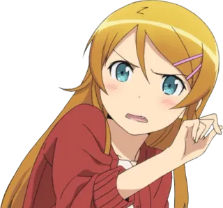 😨 anime, girl, cute, cartoon, angry telegram sticker