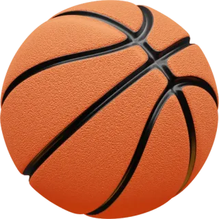 🏀 Pallacanestro, Palla, Sport, Arancione, Gioco whatsapp sticker