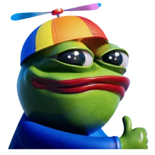 Jagged Pepe telegram stickers