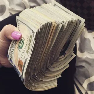 💸 お金, 現金, 富, ドル, 金融, 100ドル札 telegram sticker