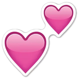 💕 心, 爱, 红心, 表情符号, 粉色, 贴纸, 感情 whatsapp sticker