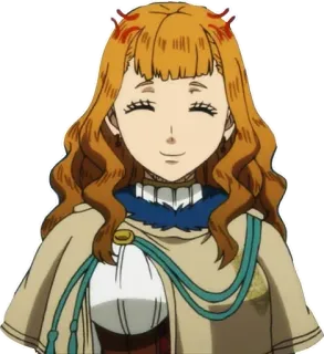 😡 Mimosa Vermillion Black Clover 애니메이션, 만화, 블랙 클로버, 미모사 버밀리온, 캐릭터, 애니 여자 telegram sticker
