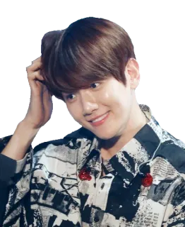 😅 kpop, idol, singer, man, person, asian telegram sticker
