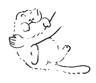 🤍 кот, животное, милый, питомец, котенок, игривый telegram sticker