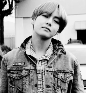 🌚 Kim Taehyung #BTSXAMA BTS, V, Kim Taehyung, K-Pop, Musik, Sänger, AMA, Koreanisch telegram sticker