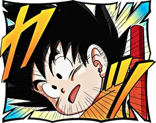 😦 Goku Dragon Ball Anime, Manga, Kartun, Pertarungan, Goku telegram sticker