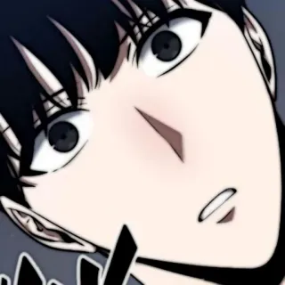 🗯 Anime, Manga, Personaje, Cara, Ilustración, Arte telegram sticker