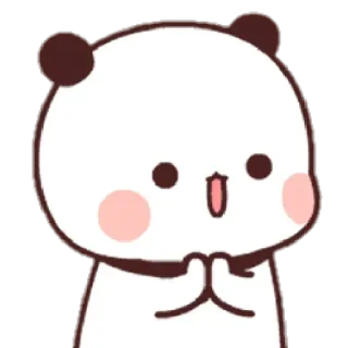 😀 panda, niedlich, tier, sticker, kawaii, cartoon telegram sticker