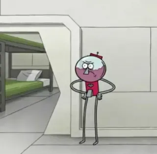 👾 Benson Regular Show cartoon, animation, Benson, Regular Show, gumball machine whatsapp sticker