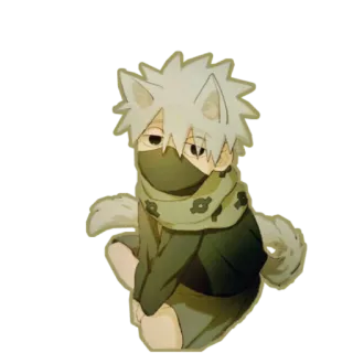🐱 Kakashi Naruto 애니메이션, 만화, 카카시, 나루토, 만화, 늑대 telegram sticker