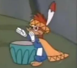 👾 Woody Woodpecker 만화, 캐릭터, 새, 드럼 telegram sticker