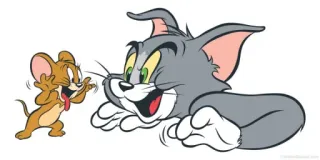 😝 Tom and Jerry Tom, Jerry, kartun, kucing, tikus telegram sticker