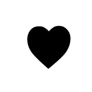 🖤 corazón, amor, emoción, símbolo whatsapp sticker