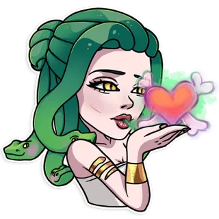 Medusa telegram stickers