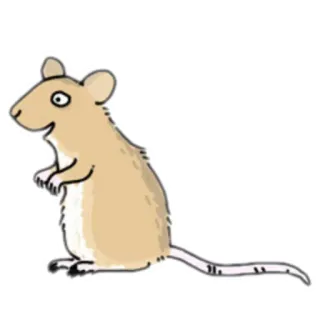 😀 rato, animal, desenho animado, ilustração telegram sticker
