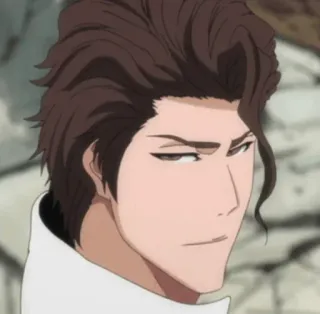 🤨 Aizen Sosuke Bleach anime, manga, villain, aizen, sosuke telegram sticker