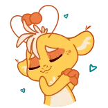 💚 귀여운, 동물, 만화, 일러스트, 카와이, 기발한 telegram sticker