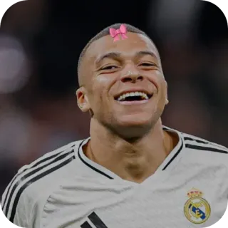 💋 Kylian Mbappe Real Madrid telegram sticker