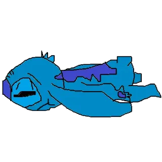 😞 Stitch Stitch, Lilo e Stitch, Cartone animato, Alieno, Blu telegram sticker