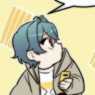 💬 Anime, Manga, Dibujos animados, Personaje, Arte telegram sticker