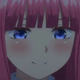 🥰 Nino Nakano The Quintessential Quintuplets Anime, Mangá, Nino Nakano, The Quintessential Quintuplets, fofa, garota telegram sticker