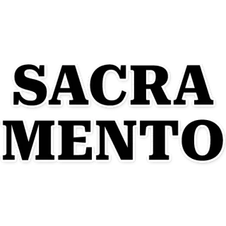😵 SACRAMENTO Sacramento, city, California, place, text telegram sticker