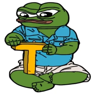 ⬆️ Pepe pepe, sapo, meme, meme da internet, engraçado, desenho animado whatsapp sticker