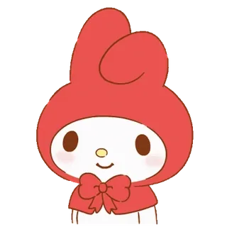💬 My Melody My Melody, Sanrio, lapin, mignon, dessin animé telegram sticker
